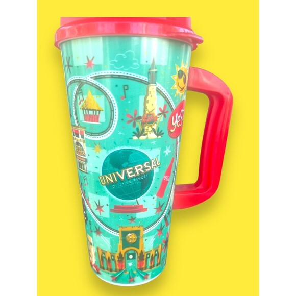 Universal Orlando Resort Insulated Travel Cup Coca Cola Freestyle 24 Oz Whirley - Picture 3 of 8